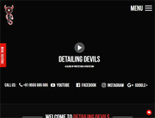 Tablet Screenshot of detailingdevils.com